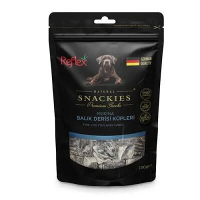 Northcity Snackies Natural Balık Derisi Küpleri Tahılsız Köpek Ödül Maması 130 Gr - Taze ve Doğal Besinler