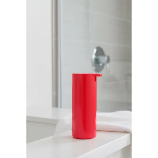 Soft Pembe Şeffaf Akrilik Sıvı Sabunluk 250 ml - Şık ve Pratik Banyo Aksesuarı