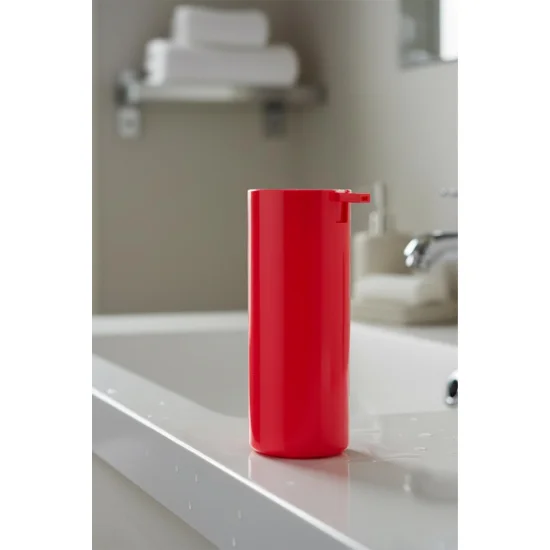 Soft Pembe Şeffaf Akrilik Sıvı Sabunluk 250 ml - Şık ve Pratik Banyo Aksesuarı