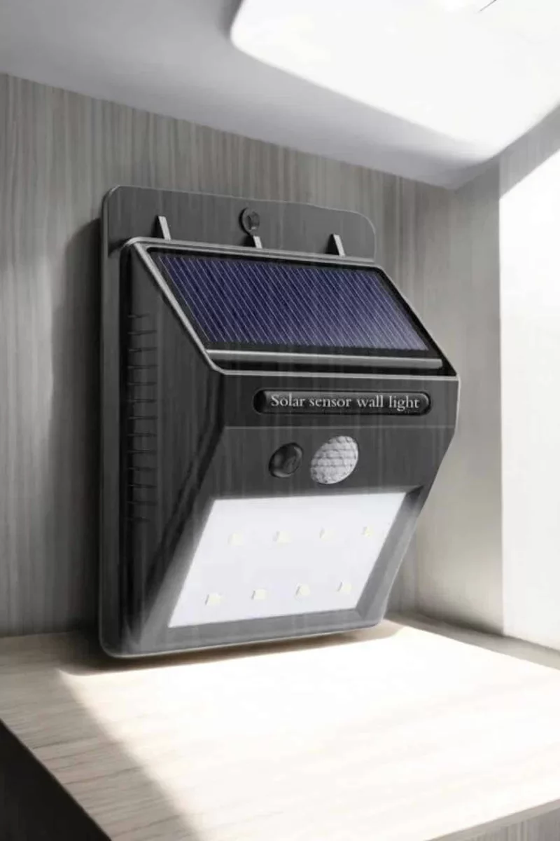 Solar Lamba Hareket Sensörlü Led Avlu Bahçe Işıklandırma