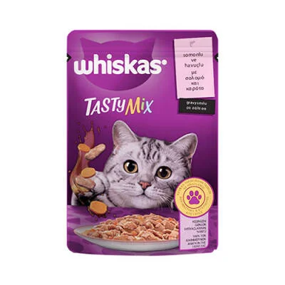 Northcity Somonlu ve Havuçlu Yetişkin Kedi Maması 85 Gr - Lezzetli ve Sağlıklı Pouch Paket
