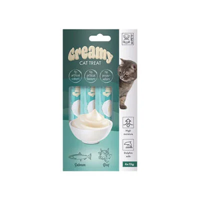Northcity Somonlu ve Biftekli Krema Kedi Ödül Maması 4x15 Gr