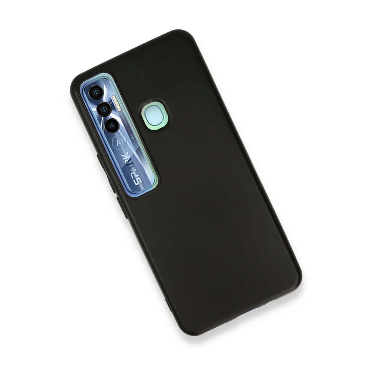Northcity Spark 7 Pro First Silikon Kılıf - Siyah, Şık ve Mükemmel Koruma