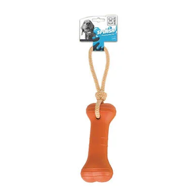 Northcity Splash Bones Halatlı Köpek Oyuncağı Turuncu 43x8x5 Cm - Dayanıklı Eğlence
