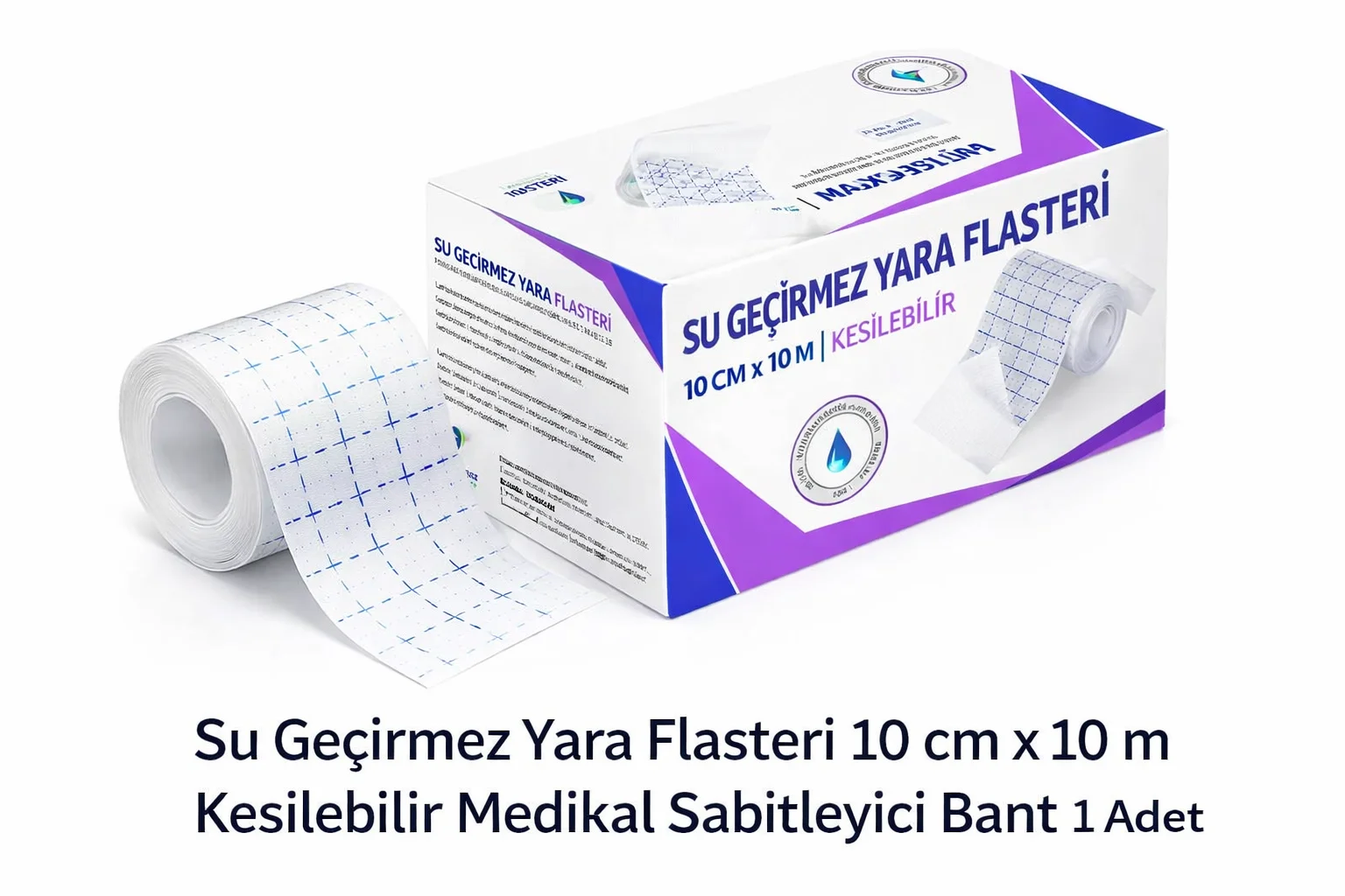 Northcity Su Geçirmez Yara Flasteri 10 cm x 10 m Kesilebilir Medi
