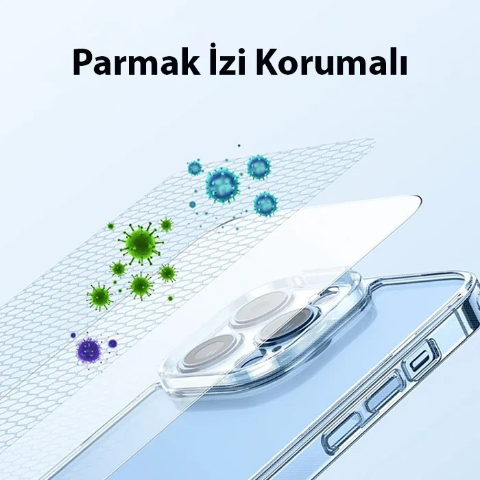 SuperCeramic iPhone 14 Pro 6.1 Koruyucu Cam Kılıf + Temperli Ekran Koruyucu Set - Ultra Dayanıklı & İnce Tasarım