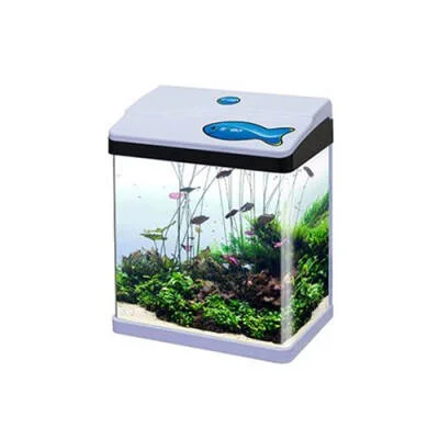 Northcity Tam Akvaryum Seti 28.5x19x34 Cm Beyaz - Akıcı ve Şık Tasarım