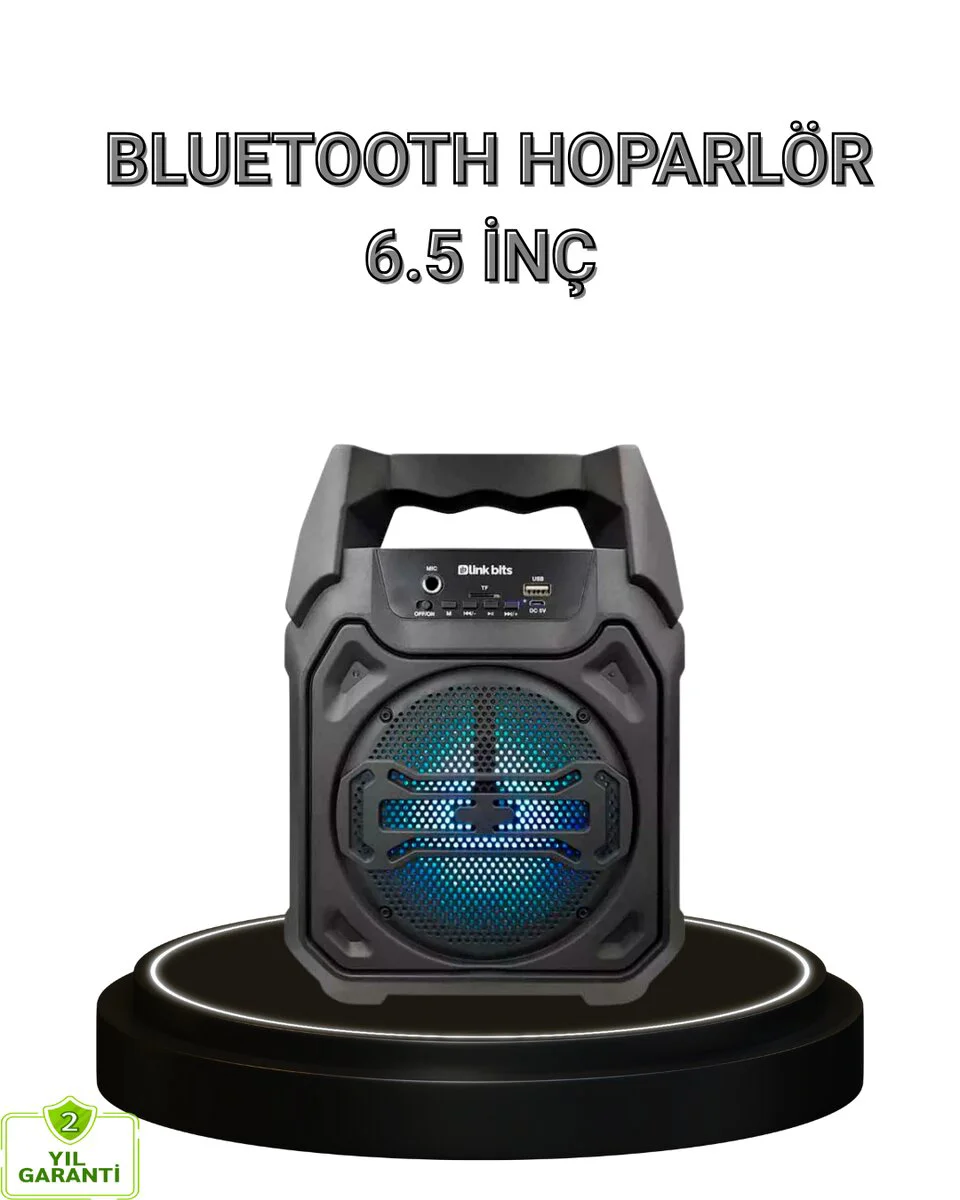 Taşınabilir Şarjlı Hoparlör – Bluetooth TWS, Uzun Pil Ömrü ve Çoklu Bağlantı