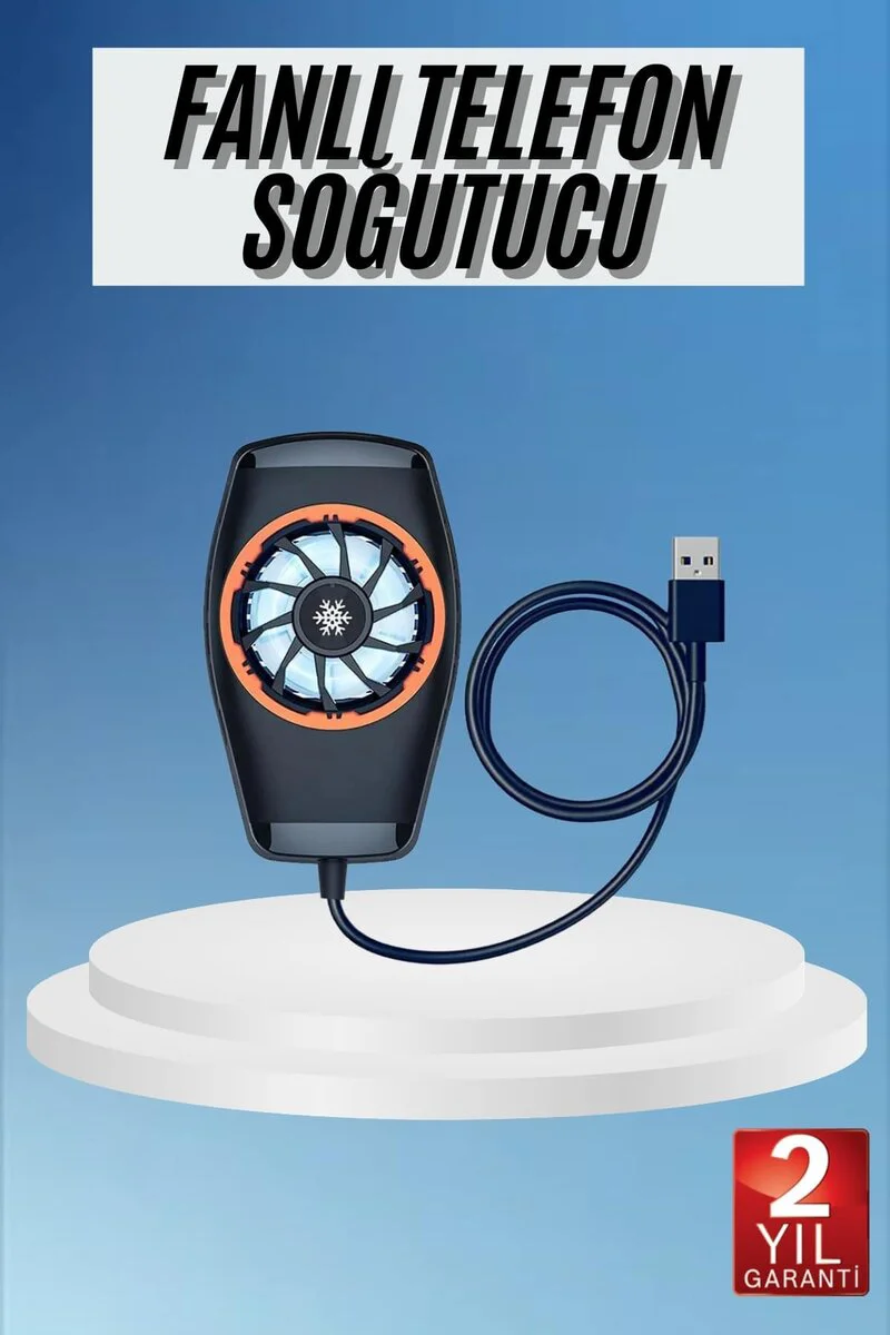 Northcity Telefon Soğutucu Fan - Güçlü Motorlu Radyatörlü Soğutma