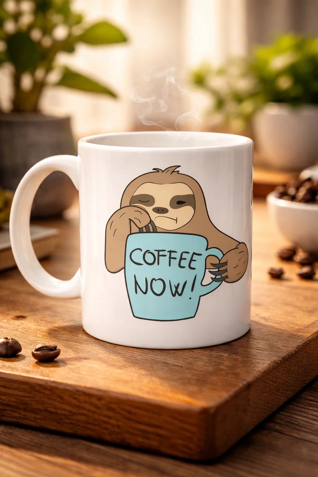 Tembel Hayvan Coffee Now Porselen Kupa – Eğlenceli Kahve Kupası ve Ofis Bardakları Fiyatı, Yorumları ve Özellikleri