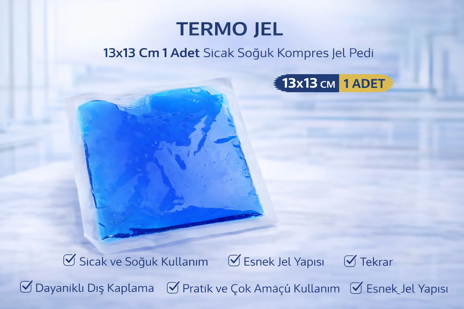 Northcity Termo Jel 13x13 Cm 1 Adet Sıcak Soğuk Kompres - Spor So