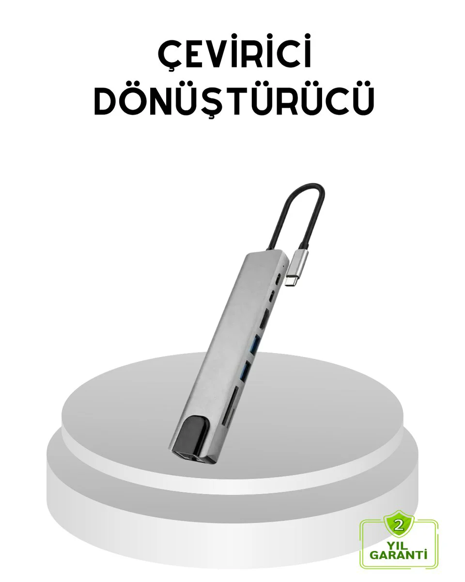 Northcity Tip-C Dönüştürücü Hub – Kompakt, Hızlı ve Çoklu Portlu 