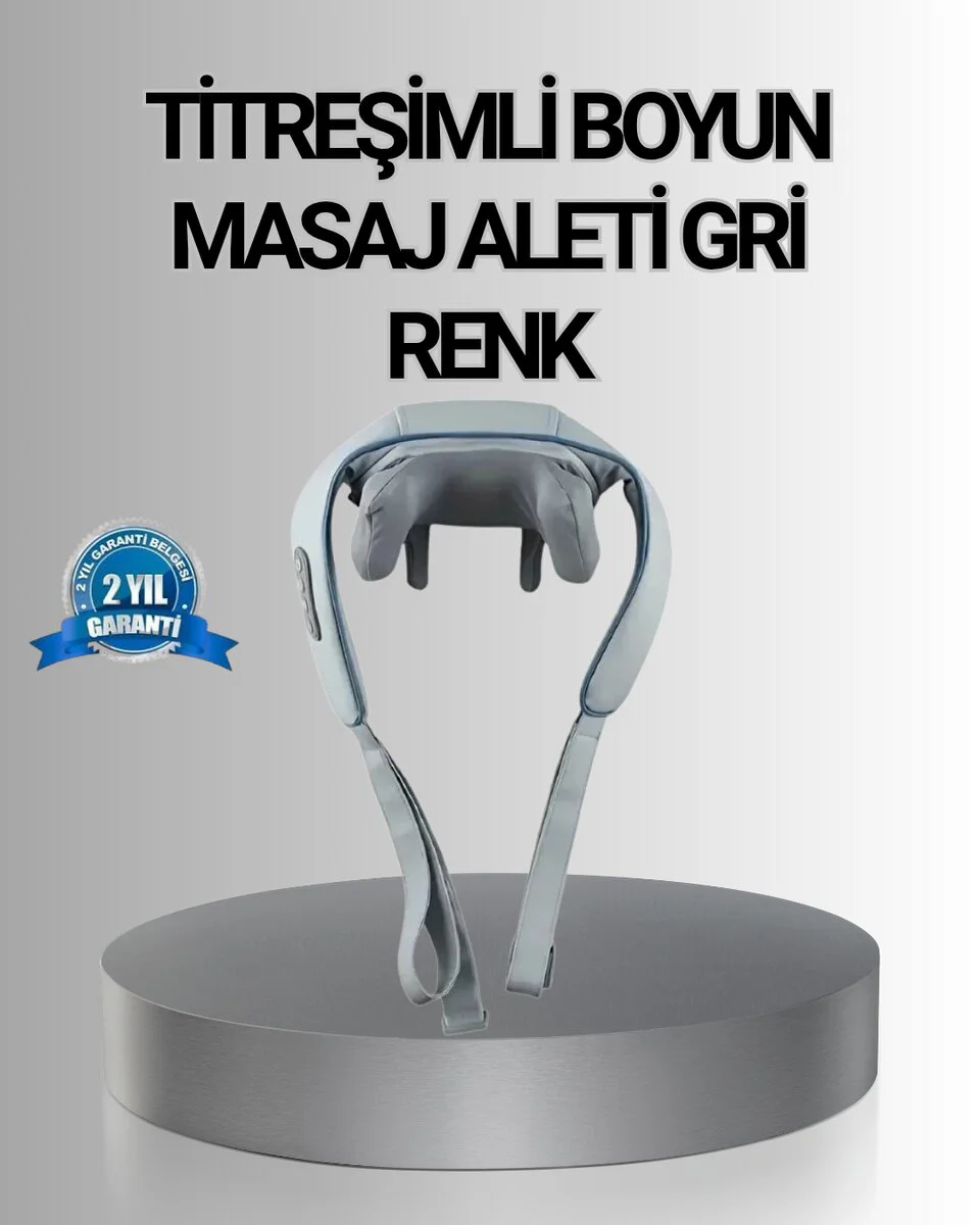 Titreşimli Boyun Masaj Cihazı VNB-01 - Isı Terapili, Ergonomik U Tasarım ile Omuz Ağrılarına Son