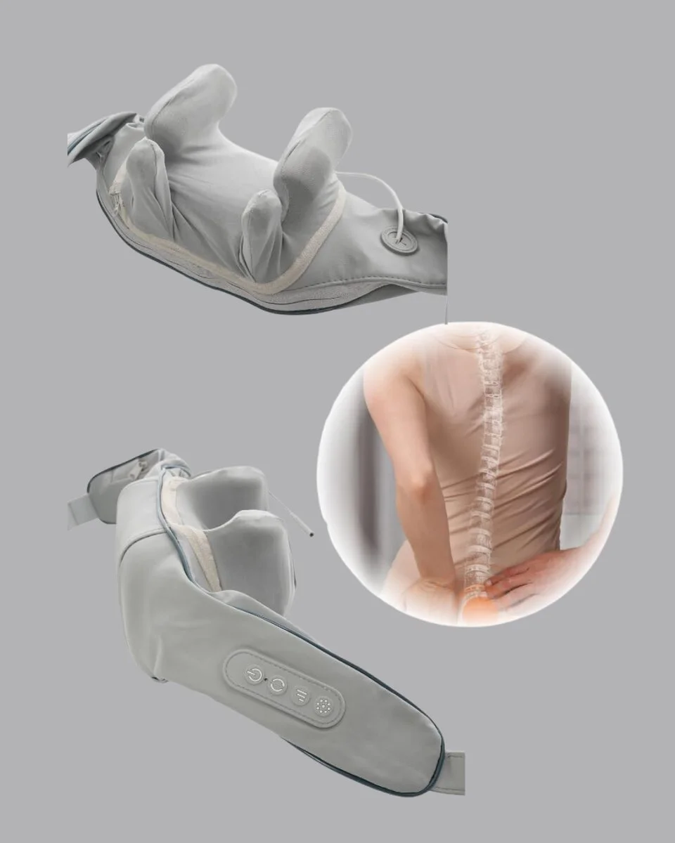 Titreşimli Boyun Masaj Cihazı VNB-01 - Isı Terapili, Ergonomik U Tasarım ile Omuz Ağrılarına Son