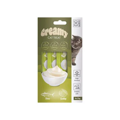 Northcity Ton Balıklı ve Deniz Taraklı Krema Kedi Ödül Maması 4x15 Gr - Lezzetli ve Besleyici Ödül