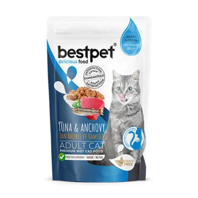Northcity Ton Balıklı ve Hamsili Jelly Tahılsız Yetişkin Kedi Konservesi 85 Gr