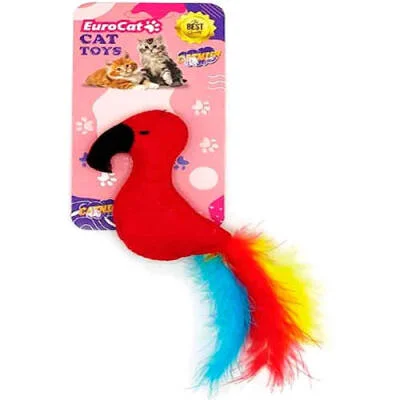 Northcity Toys Peluş Papağan Kedi Oyuncağı - Evcil Hayvanlar İçin Eğlenceli Çözüm