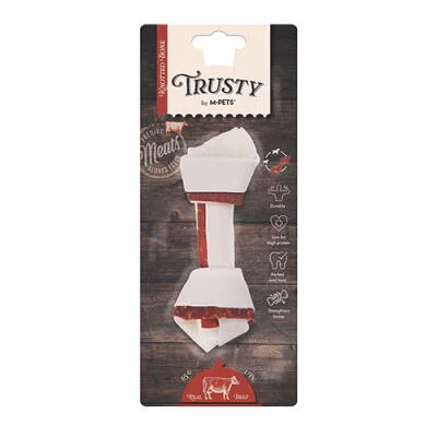 Northcity Trusty Sığır Etli Düğümlü Kemik Köpek Ödülü 65 Gr 15,3 Cm
