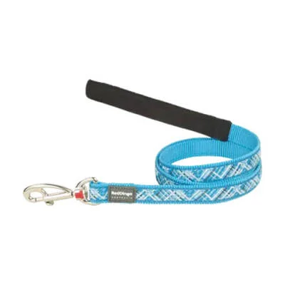 Northcity Turkuaz Flanno Desenli Köpek Uzatma Tasması Large 1,2 M