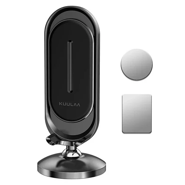 Universal Mıknatıslı Standlı Cep Telefon Araç Tutucu Aluminum - 360° Dönen Güçlü Magnet