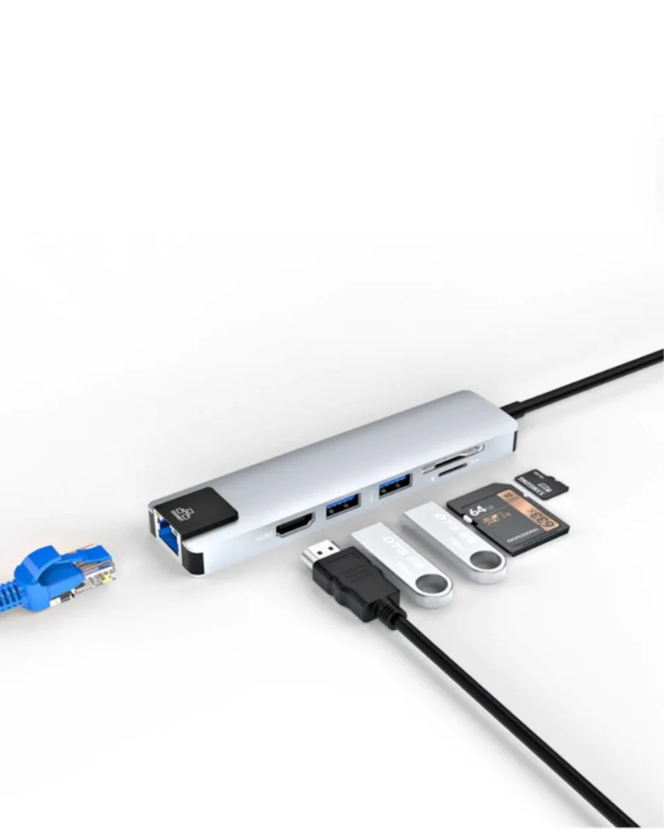 Northcity USB C Çoklu Port Adaptör: HDMI, Ethernet ve SD Kart Hub