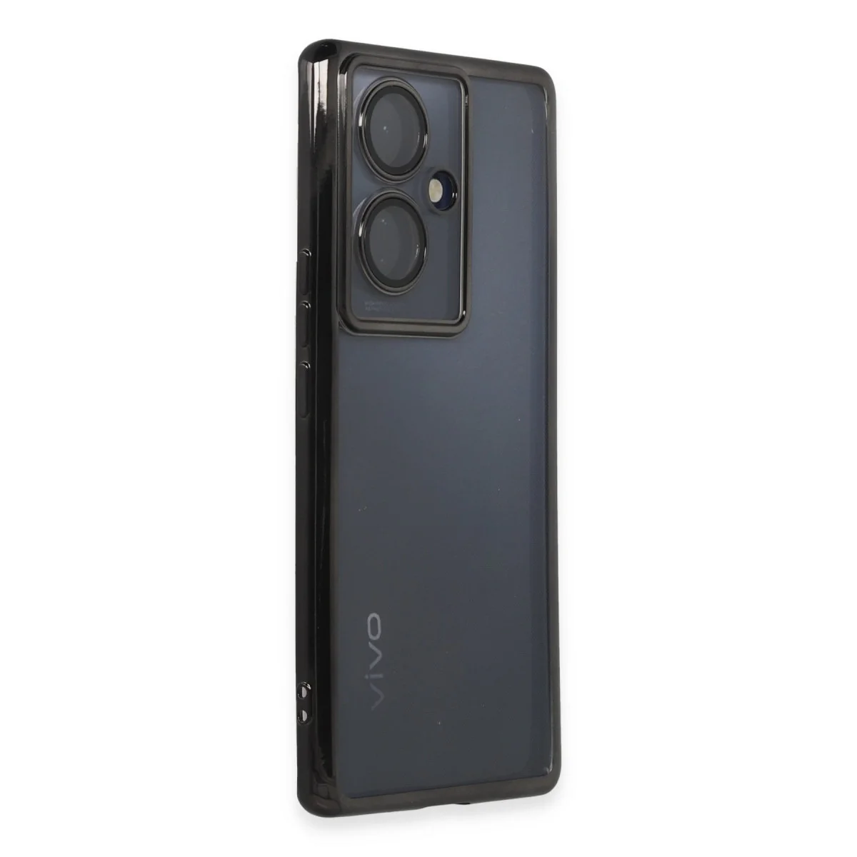 Northcity V29 Lite Razer Lensli Silikon Kılıf - Siyah, Estetik ve 4 Köşe Darbe Emici