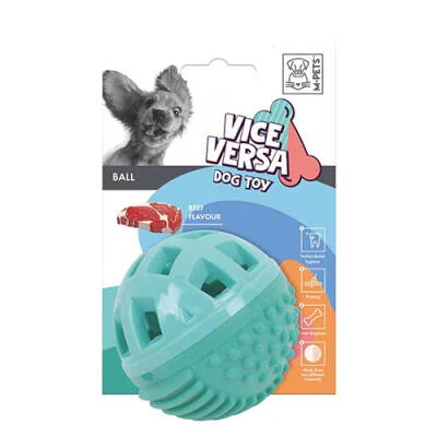 Northcity Vice Versa Et Aromalı Top Köpek Oyuncağı - Çift Dokulu ve Uzun Süreli Eğlence
