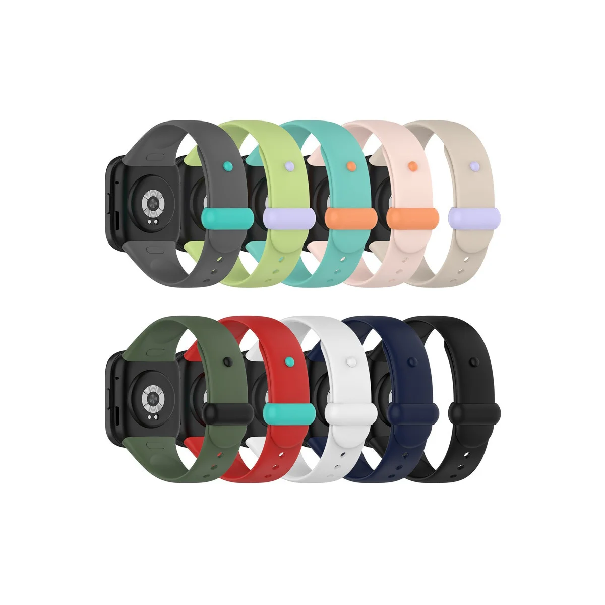 Northcity Watch 3 Silikon Kordon - Siyah, Esnek ve Hafif Kablo Alternatifi