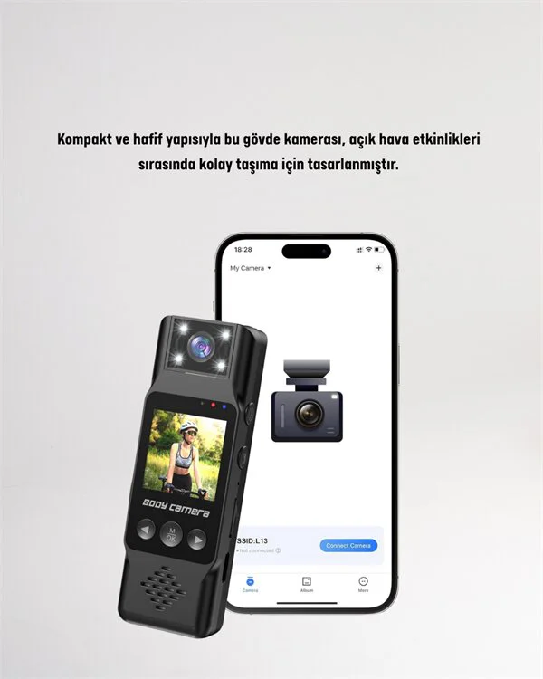 Northcity WiFi Mini Kamera 1080P – Uzaktan Erişimli Güvenlik ve T