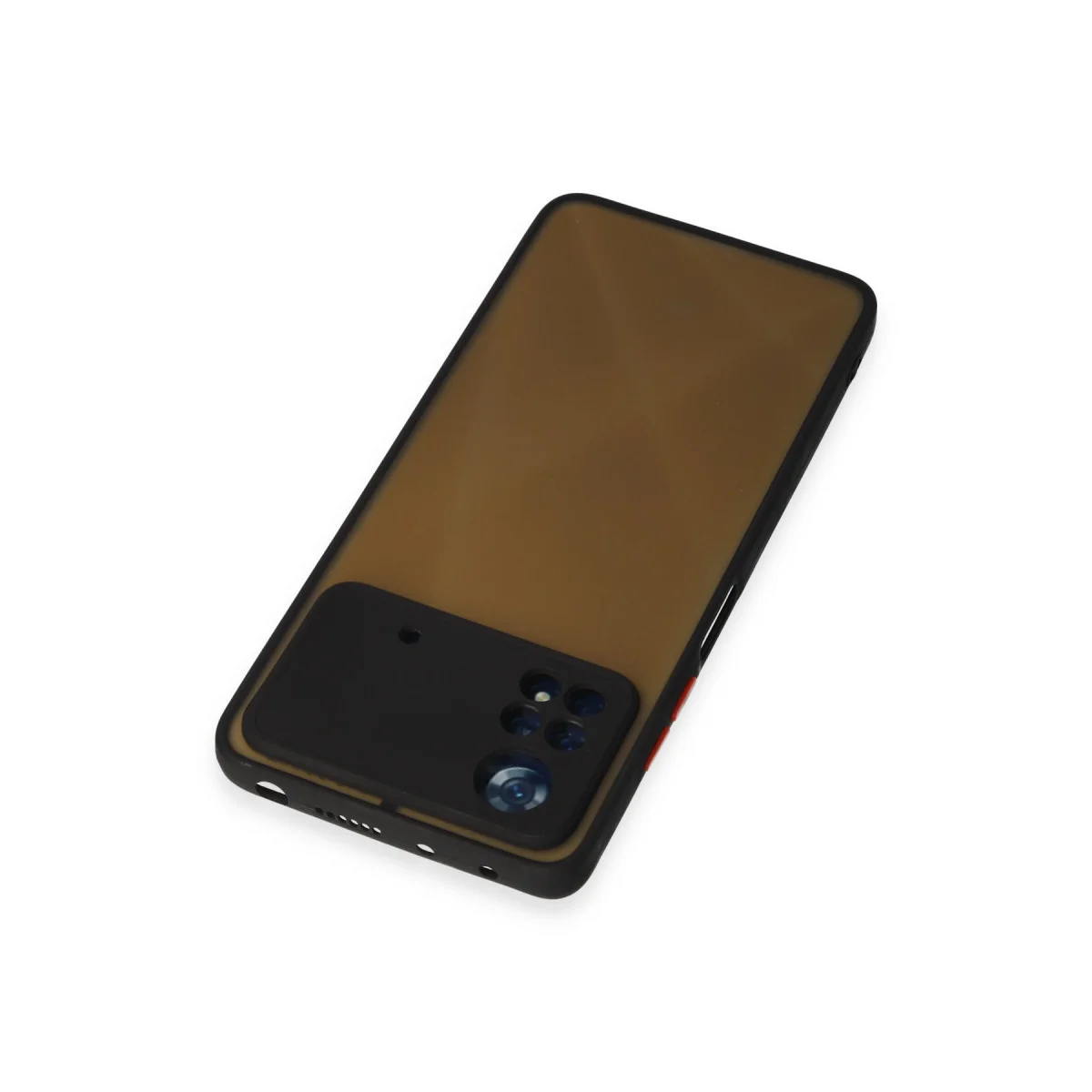Northcity X4 Pro 5G Montreal Silikon Kılıf - Siyah Kamera Korumalı