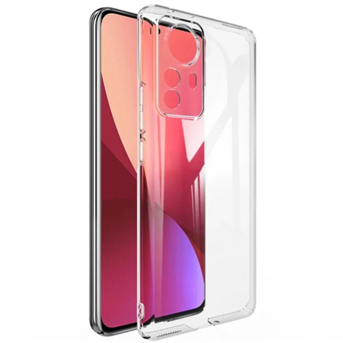 Xiaomi 12 Pro Kılıf Şeffaf Kamera Korumalı Silikon Zırh