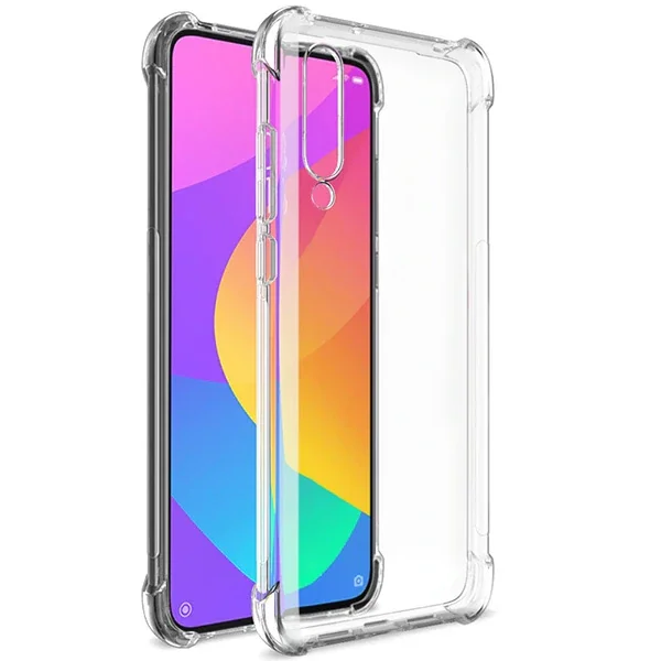 Xiaomi Mi CC9/Mi 9 Lite Anti-Drop Darbe Emici Silikon Kılıf - Ultra Koruma