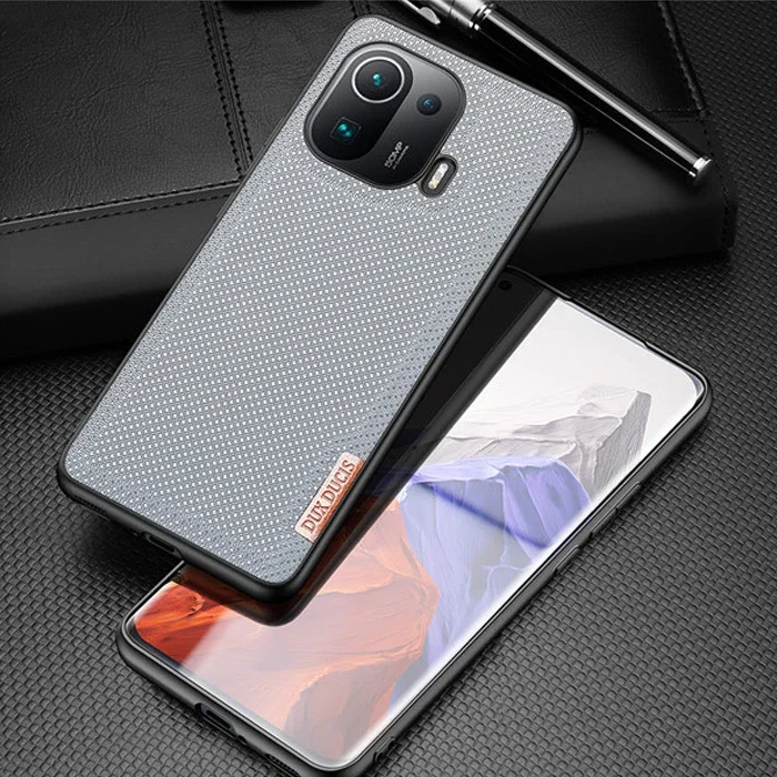 Xiaomi Mi 11 Pro Kılıf Premium Dokuma Silikon - Darbeye Dayanıklı 5 Katmanlı Koruma