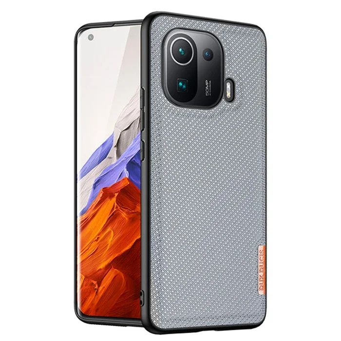 Xiaomi Mi 11 Pro Kılıf Premium Dokuma Silikon - Darbeye Dayanıklı 5 Katmanlı Koruma