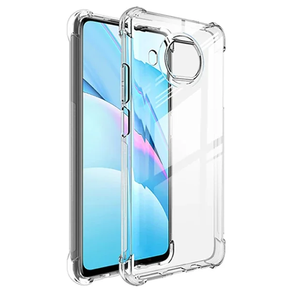 Xiaomi Mi 10T Lite 5G Anti-Drop Kılıf – Darbe Emici Şeffaf Silikon Koruyucu