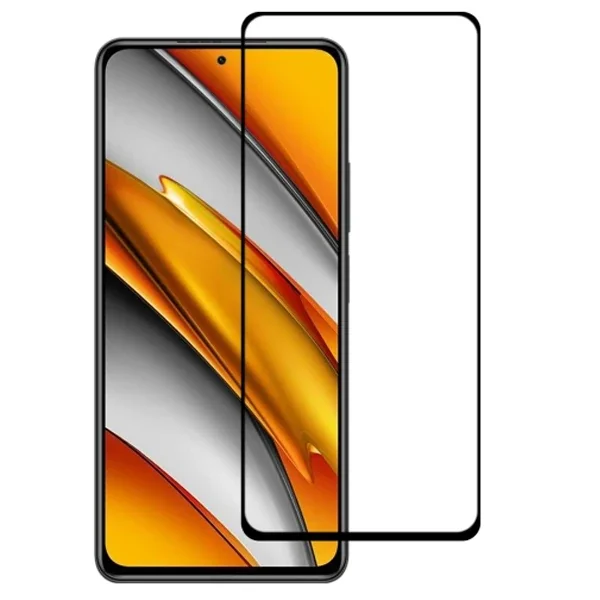 Xiaomi Poco F3 Full Glue Full Kaplama Temper Cam Ekran Koruyucu - Kırılmaz Çerçeveli Film