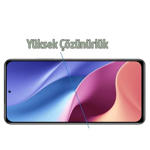 Xiaomi Redmi K40/K40 Pro Full Glue Tam Kaplama Ekran Koruyucu - Çerçeveli Dayanıklı Cam