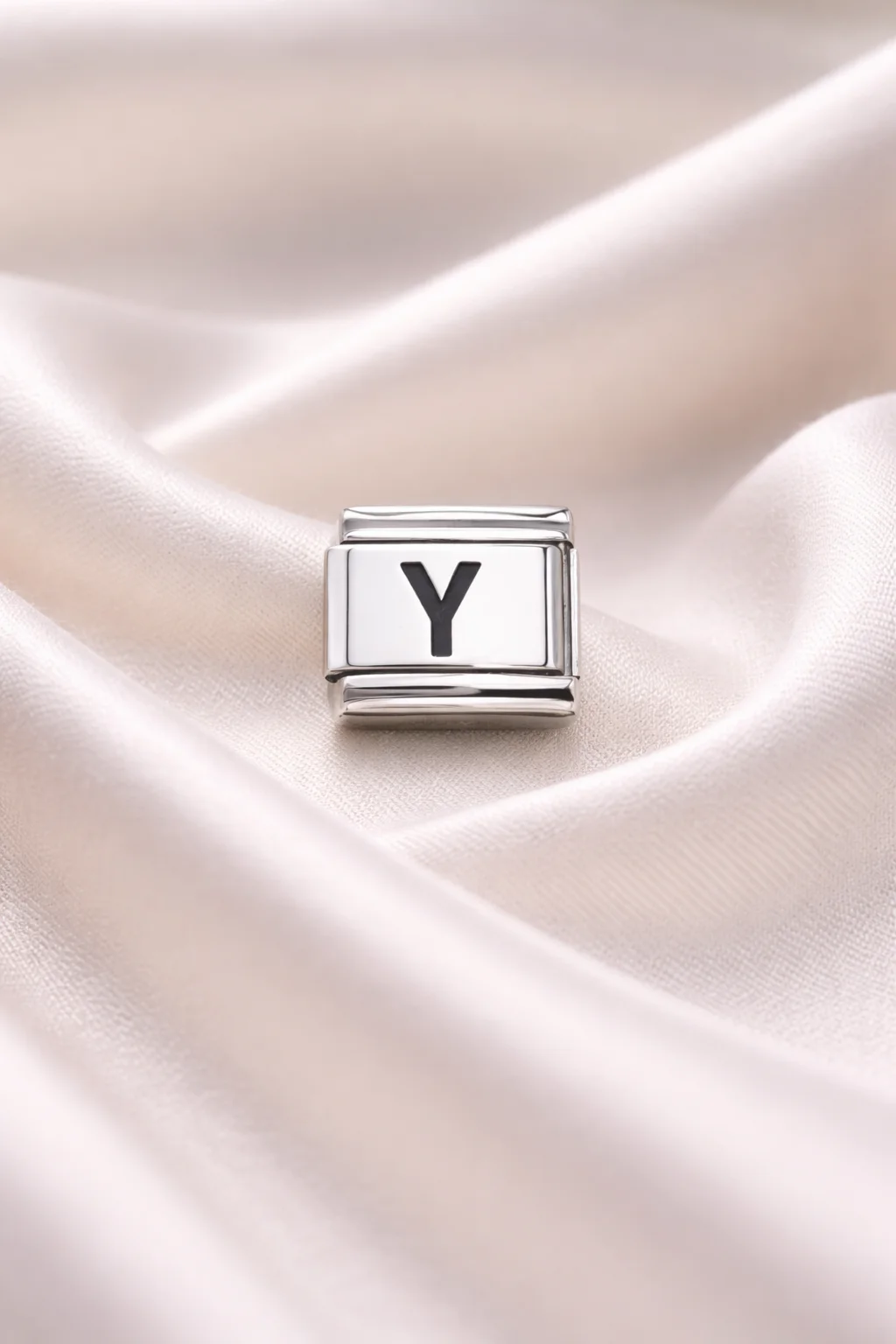 Northcity Y Harfi Charm Paslanmaz Çelik – Kişiye Özel Bileklik Ak