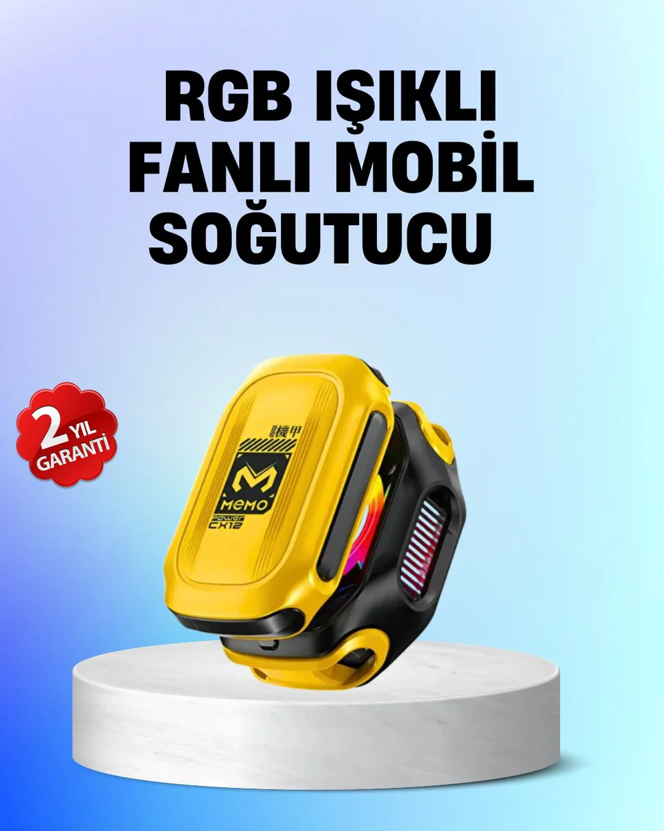 Northcity Yarı İletken Çipli RGB Telefon Soğutucu - 7 Kanatlı Fan