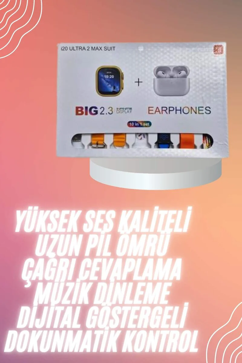 Yeni Nesil 7 Kordonlu Akıllı Saat - Arama Bildirimli Hediyeli Paket