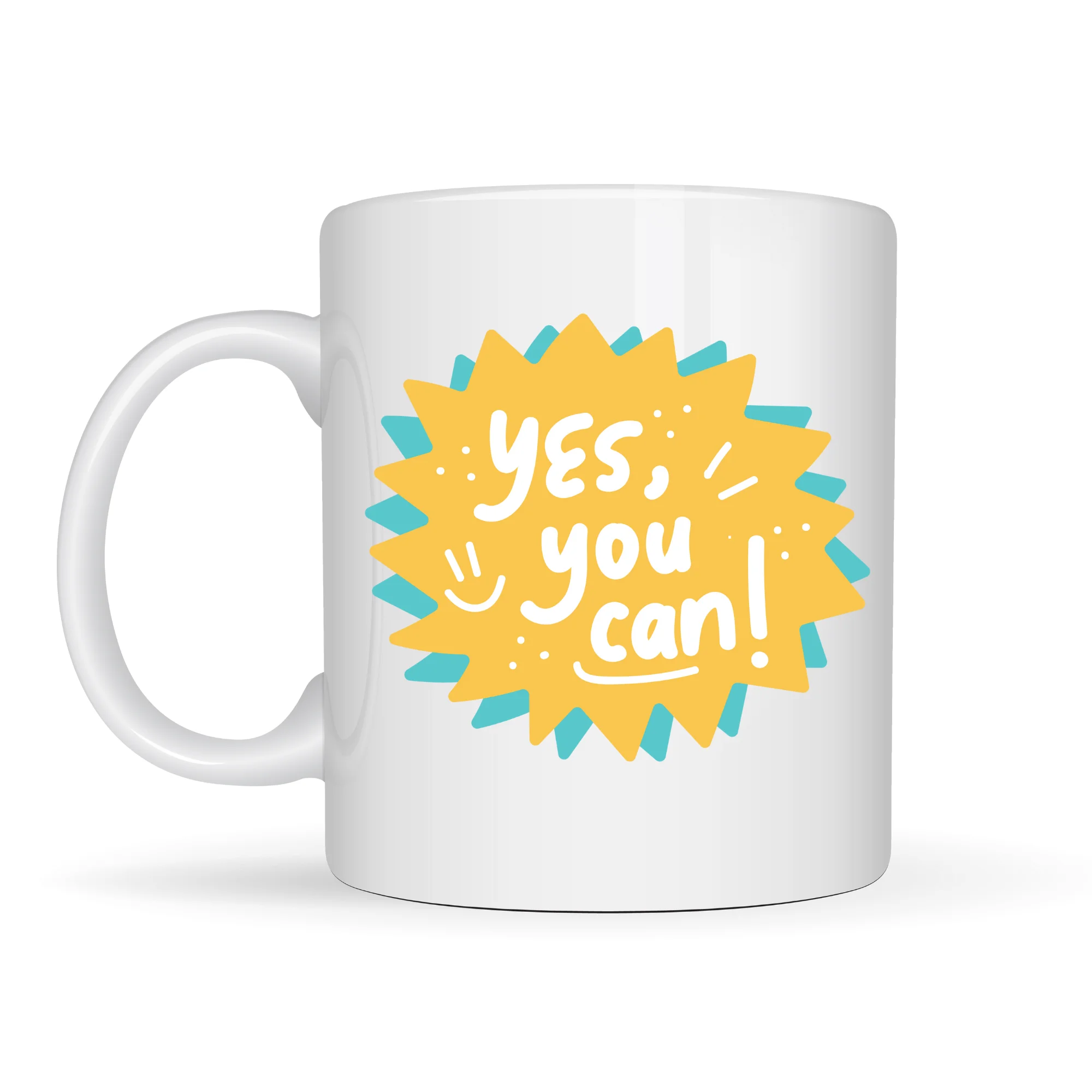Northcity Yes You Can Motivasyon Kupası - İlham Verici Porselen O