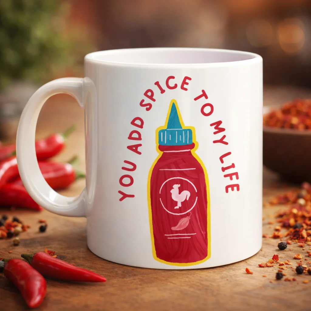 Northcity You Add Spice To My Life Porselen Kupa - Eğlenceli Sevg
