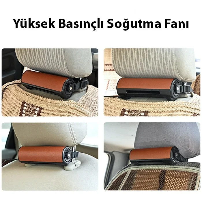 NorthCode CF01 Ayarlanabilable Ayarlanabilan Koltuk Soğutma Fanı - USB 3 Modlu