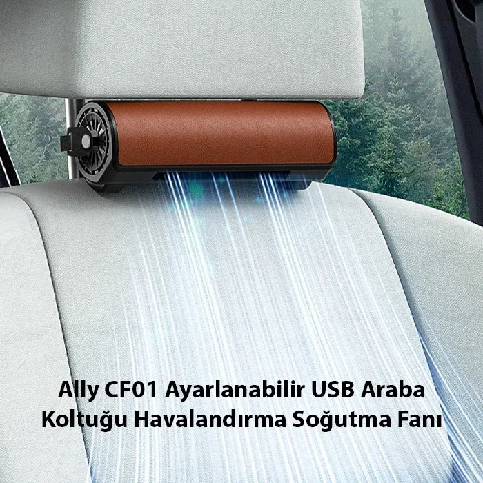 NorthCode CF01 Ayarlanabilable Ayarlanabilan Koltuk Soğutma Fanı - USB 3 Modlu