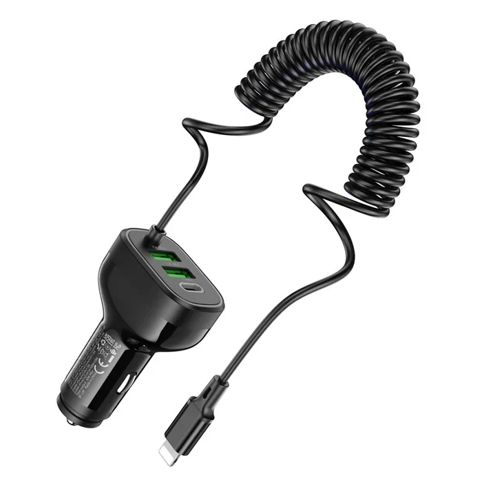 Northlife 30W 2 USB+Type-C 3'ü 1 Arada Araç Şarj Cihazı - PD Hızlı Araç Şarjı