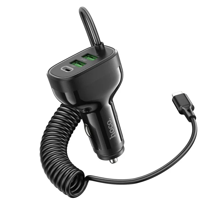 Northlife 30W 2 USB+Type-C 3'ü 1 Arada Araç Şarj Cihazı - PD Hızlı Araç Şarjı
