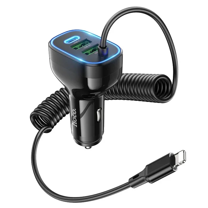 Northlife 30W 2 USB+Type-C 3'ü 1 Arada Araç Şarj Cihazı - PD Hızlı Araç Şarjı