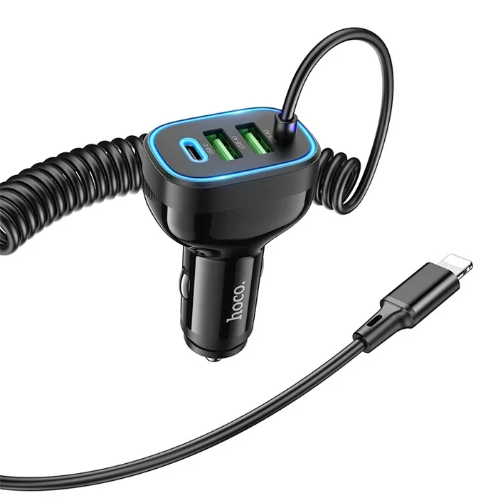 Northlife 30W 2 USB+Type-C 3'ü 1 Arada Araç Şarj Cihazı - PD Hızlı Araç Şarjı