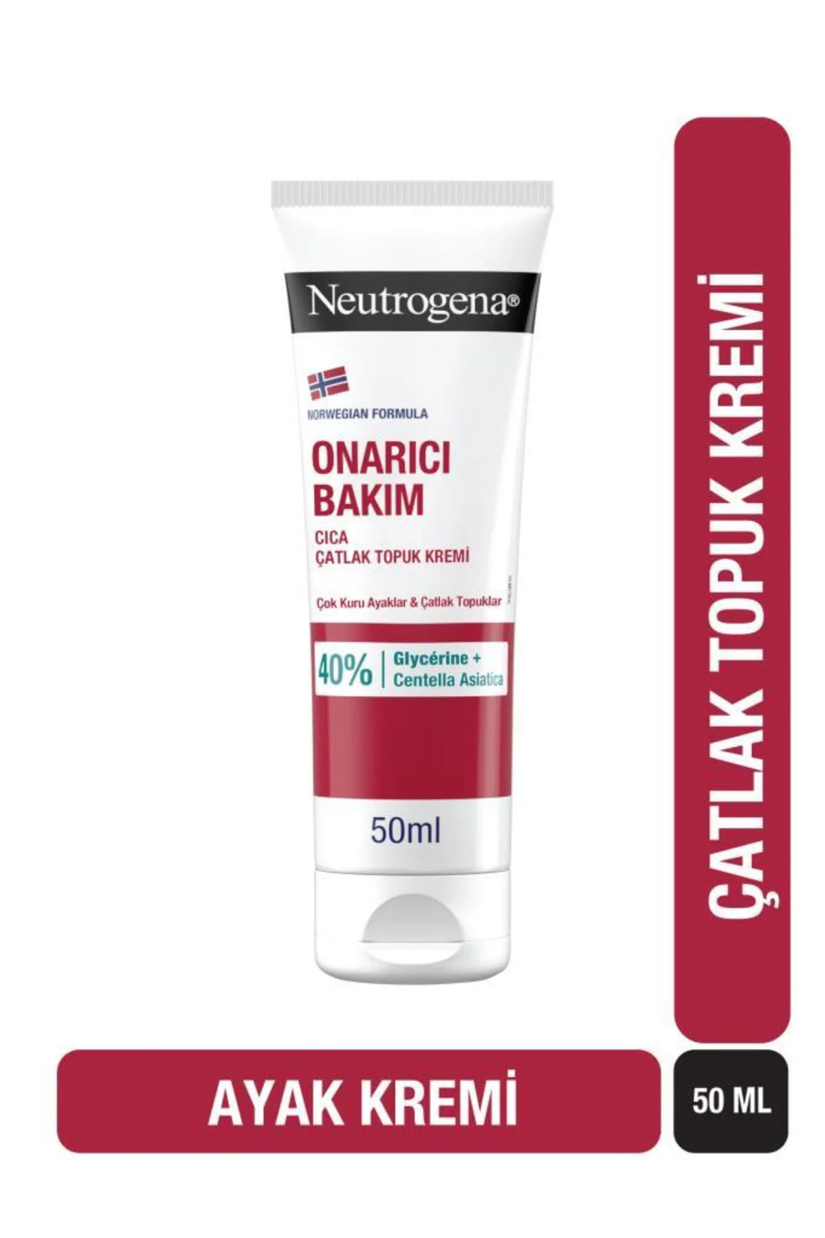 Norveç Formülü Çatlak Topuklar İçin Ayak Kremi 50 ml