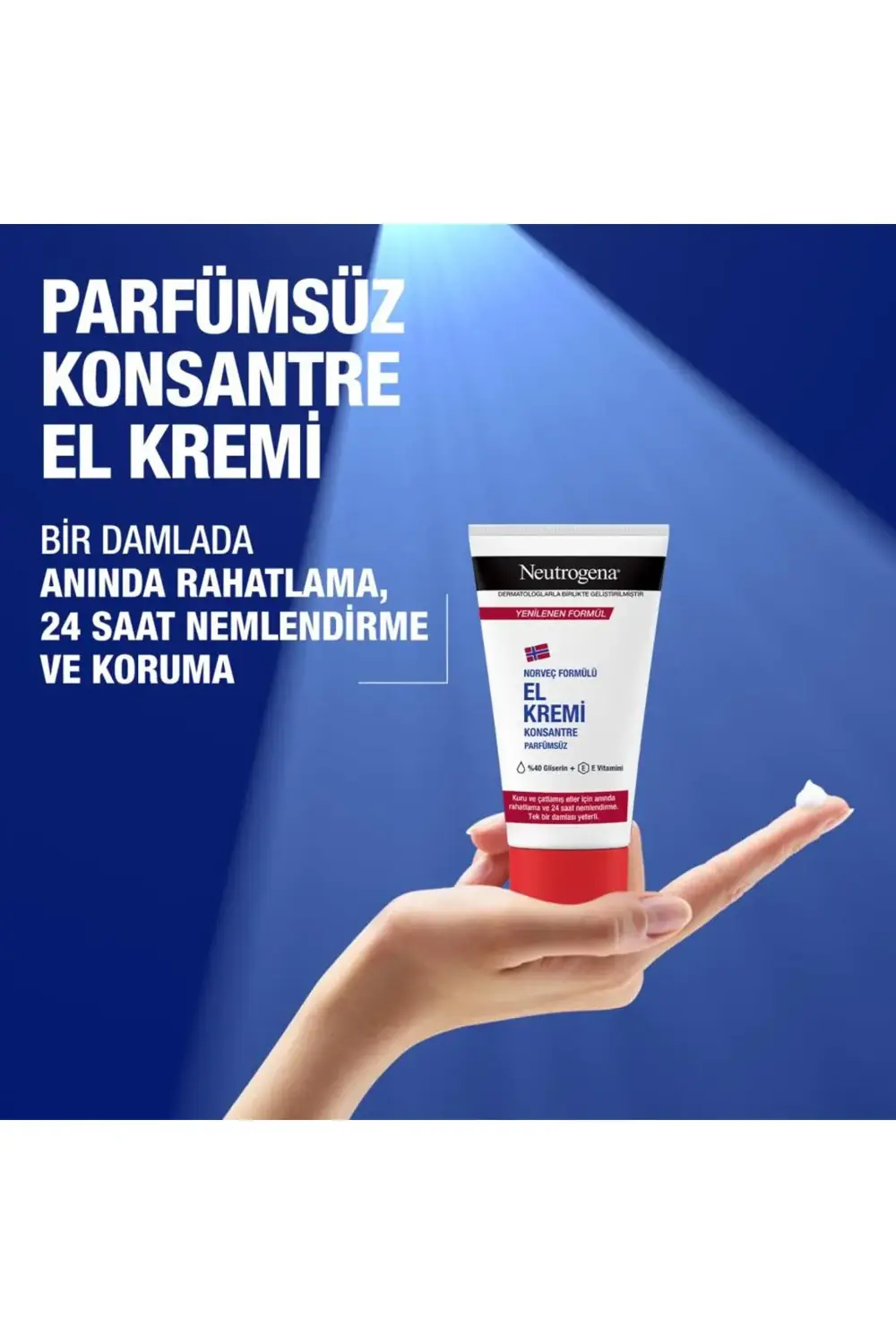 Norveç Formülü El Kremi Parfümsüz 75 Ml